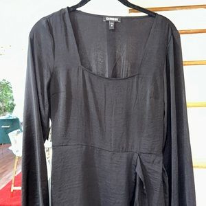 Express super soft black dress